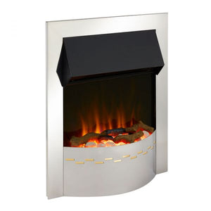 E23 Stainless Steel & Brass Electric Fire
