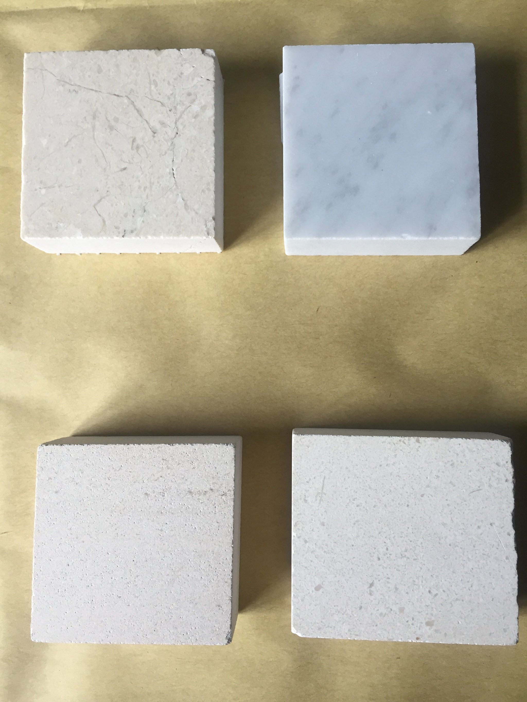 Sample Natural Marble / Limestone Tiles & Brochure - bespokemarblefireplaces