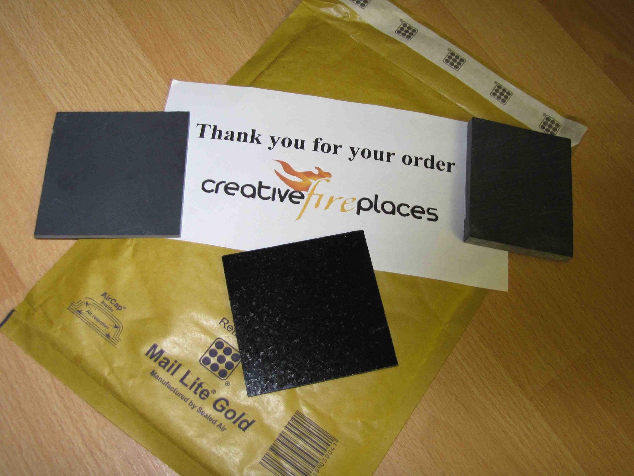 Sample Granite & Slate Tiles With Brochure - bespokemarblefireplaces