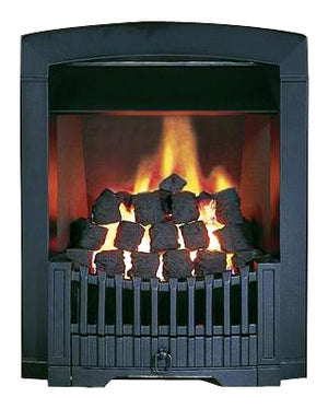 SG15 Black Side Control Gas Fire - bespokemarblefireplaces