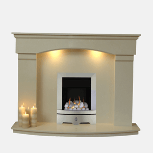 Marble Fireplace Cambridge with Gas Fire G1