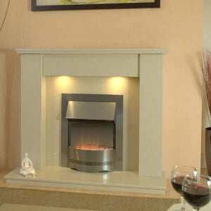 Marble Fireplace Trent with Electric Fire