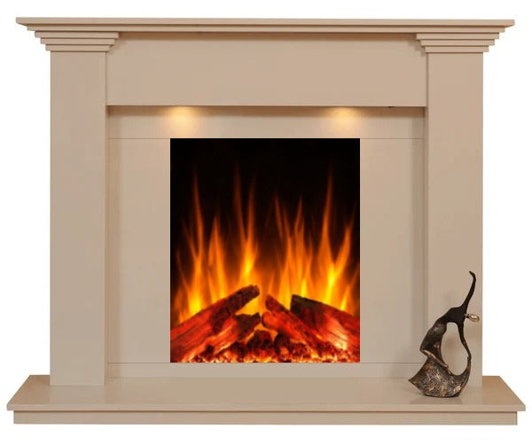 Hamilton Marble Fireplace with Electric Fire- E31 Package
