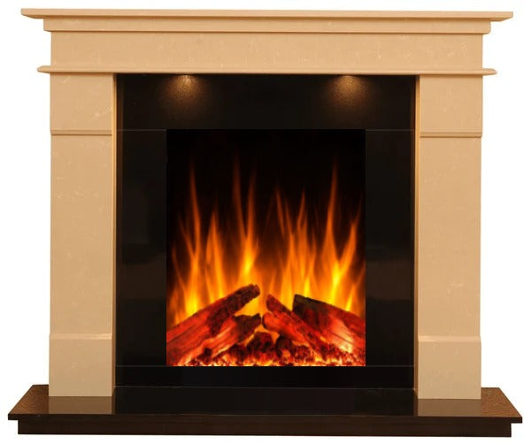 Elegance Marble Fireplace with Electric Fire E31 Package