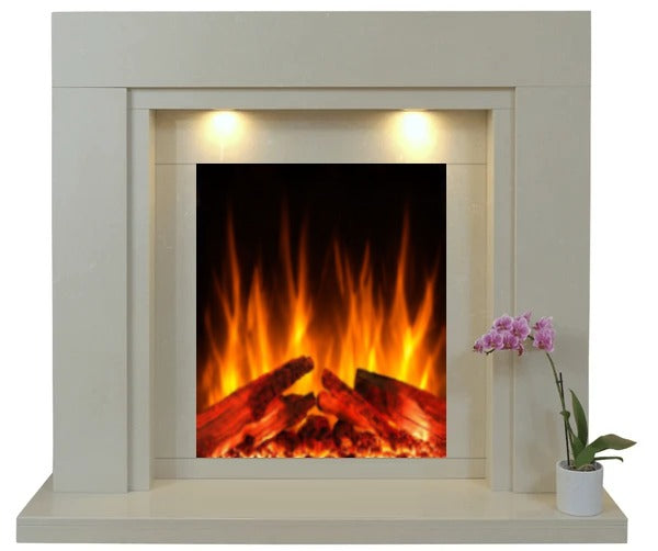 Somerset Marble Fireplace with Electric Fire E31 Package