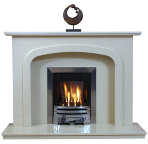 Carlton Marble Fireplace Hearth & Back Panel - bespokemarblefireplaces