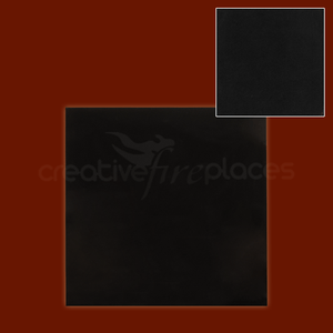 Black Granite Back Panel Solid Without cut out - bespokemarblefireplaces