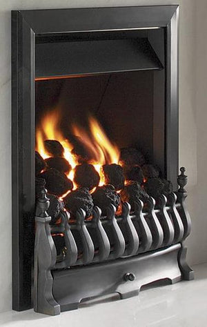 SG10 Black Side Control Gas Fire - bespokemarblefireplaces