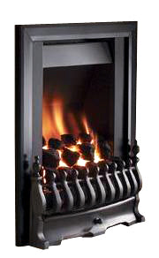 SG12 Black Side Control Gas Fire - bespokemarblefireplaces