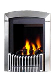 SG13 Chrome Side Control Gas Fire - bespokemarblefireplaces