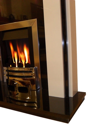Marble Fireplace Lynford surround Pillar Design - bespokemarblefireplaces
