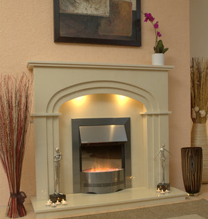 Shelbourne Electric E1 Package - bespokemarblefireplaces